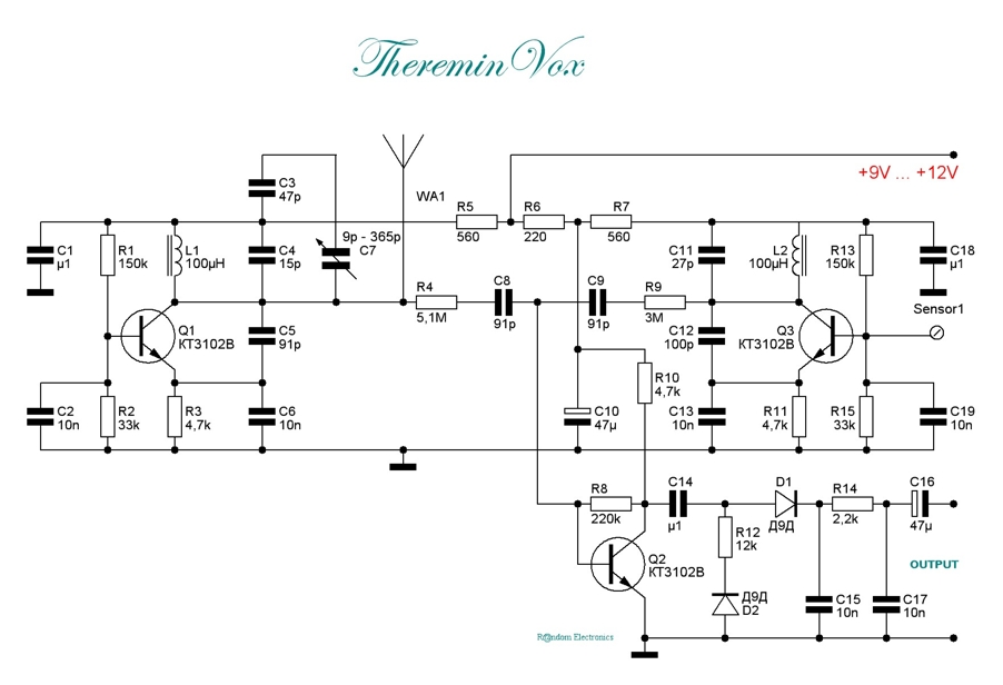 Терменвокс схема электрическая принципиальная